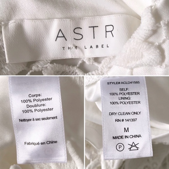 ASTR the Label White Samantha High Neck Dress • M - Picture 7 of 7